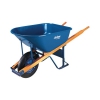 Contractor'S Wheelbarrow, 6 Cubic Feet Capacity, Flat-free Wheel