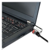 Clicksafe Keyed Laptop Lock, 5ft Cable, Black