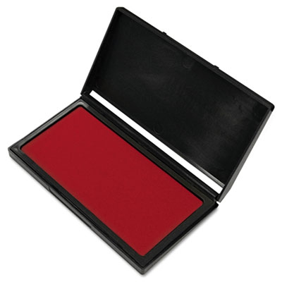 Microgel Stamp Pad For 2000 Plus, 3 1/8 X 6 1/6, Red