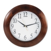 Round Wood Clock, 12 3/4", Cherry