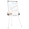 Tripod-style Dry Erase Easel, Easel: 44&quot; To 78&quot;, Board: 29&quot; X 41&quot;, White/silver