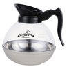 Unbreakable Regular Coffee Decanter, 12-cup, Stainless Steel/polycarbonate