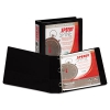 Speedy Spine Round Ring View Binder, 11 X 8-1/2, 1-1/2&quot; Cap, Black