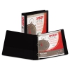 Speedy Spine Round Ring View Binder, 11 X 8-1/2, 1&quot; Cap, Black