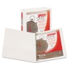 Speedy Spine Round Ring View Binder, 11 X 8-1/2, 1/2&quot; Cap, White
