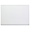 Dry Erase Board, Melamine, 48 X 36, Satin-finished Aluminum Frame