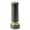 Straight Twist Nozzle, Brass/rubber, Black