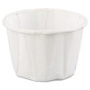 Squat Paper Portion Cup, 1oz, White, 250/bag, 20 Bags/carton
