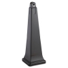 Groundskeeper Cigarette Waste Collector, Pyramid, Plastic/steel, Black