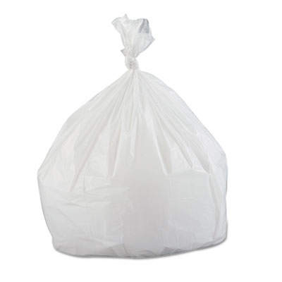 Low-density Can Liner, 33 X 39, 33gal, .8mil, White, 25/roll, 6 Rolls/carton