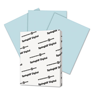 Digital Index Color Card Stock, 90 Lb, 8 1/2 X 11, Blue, 250 Sheets/pack