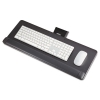 Knob-adjust Keyboard Platform, 25w X 9-1/2d, Black