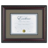 World Class Document Frame W/cert, Walnut, 11 X 14, 8 1/2 X 11