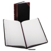 Record/account Book, Black/red Cover, 150 Pages, 14 1/8 X 8 5/8