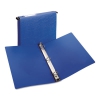 Hanging Storage Binder With Gap Free Round Rings, 11 X 8 1/2, 1&quot; Capacity, Blue