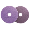 Diamond Floor Pads, 20&quot; Diameter, Purple, 5/carton