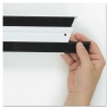 Hook &amp; Loop Replacement Strips, 1 1/10w X 18l, Black