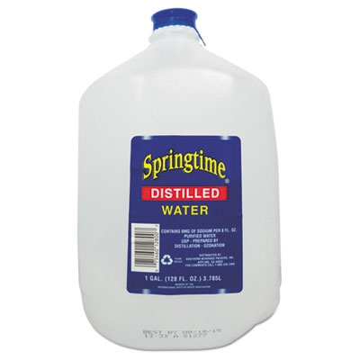 Distilled Water, 1 Gal, 6/carton