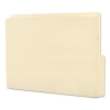 Folders, 1/2 Cut Bottom, Reinforced End Tab, Letter, Manila, 100/box