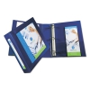 Framed View Heavy-duty Binder W/locking 1-touch Ezd Rings, 2&quot; Cap, Navy Blue