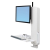 Styleview Sit-stand Vertical Lift For High Traffic Areas, White