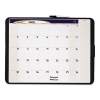 Tack &amp; Write Monthly Calendar Board, 23 X 17, White Surface, Black Frame