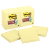 Canary Yellow Note Pads, 3 X 3, 90-sheet, 12/pack