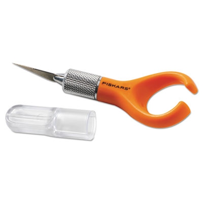 Fingertip Detail Knife, Orange, Stainless Steel Blade, 1 3/4"blade