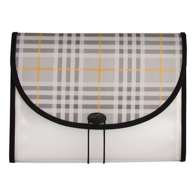 Expanding File, Plaid, Letter, 7 Pockets, 1.5" Expansion