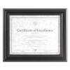 Dimensional Solid Wood Frame, 8 1/2 X 11, Black Frame
