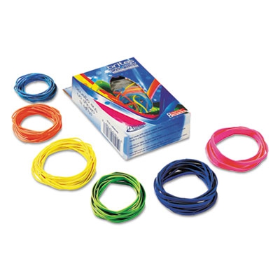 Brites Pic-pac Rubber Bands, Blue/orange/yellow/lime/purple/pink, 1-1/2-oz Box