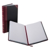 Record/account Book, Black/red Cover, 300 Pages, 14 1/8 X 8 5/8