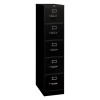 310 Series Five-drawer, Full-suspension File, Letter, 26-1/2d, Black