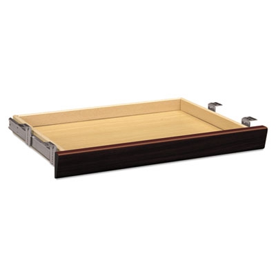Laminate Angled Center Drawer, 26w X 15 3/8d X 2 1/2h, Mahogany
