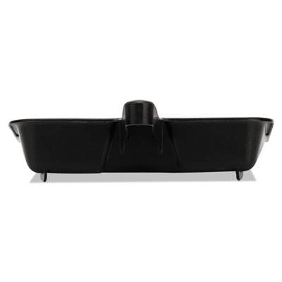 Heavy-duty Dustpan, 8 1/4" W, Polypropylene, Charcoal