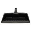 Heavy-duty Dustpan, 8 1/4&quot; W, Polypropylene, Charcoal