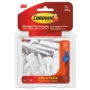 General Purpose Hooks, Small, 1lb Cap, White, 24 Hooks &amp; 28 Strips/pack