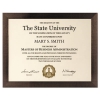 Textured Gallery Document Frame, Pewter, 8 1/2 X 11