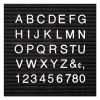 Character Sets, Pin, White, 1/2&quot;h, 300/set