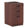 Alera Valencia B/b/f Full Pedestal, 15 5/8w X 20 1/2d X 28 1/2h, Medium Cherry