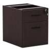 Alera Valencia Series 3/4 Box/file Pedestal,15 5/8w X 20 1/2d X 19 1/4h,mahogany