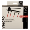 Industrial Strength Sticky-back Hook And Loop Fasteners, 2&quot; X 15 Ft. Roll, Black
