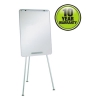 Oval Office Dry Erase Presentation Easel, Melamine, 29 X 40, Gray, Framed