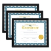 All Purpose Document Frame, 8 1/2 X 11 Insert, Black, 3/pack