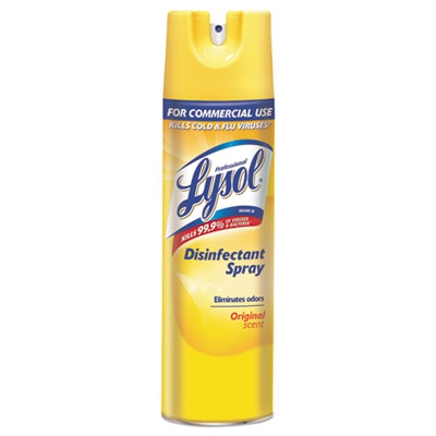 Disinfectant Spray, Crisp Linen, 19oz Aerosol, 12 Cans/carton