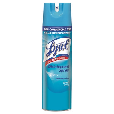 Disinfectant Spray, Crisp Linen, 19oz Aerosol, 12 Cans/carton