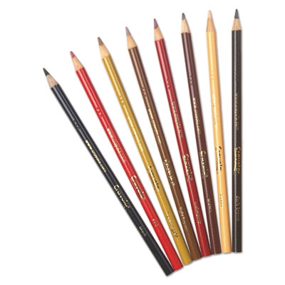Multicultural Colored Woodcase Pencils, 3.3 Mm, 8 Assorted Colors/set
