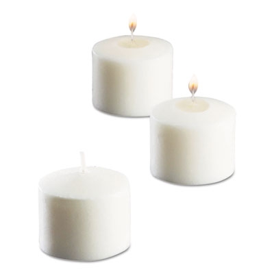 Food Warmer Votive Candles, 10 Hour Burn, White, 288/carton
