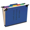 Personnel Folders, 1/3 Cut Hanging Top Tab, Letter, Blue