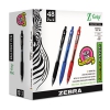 Z-grip Retractable Ballpoint Pen, Assorted Ink, Medium, 48/pack